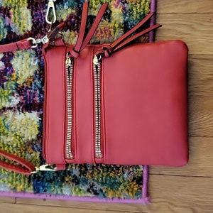 Red Over the Shoulder purse